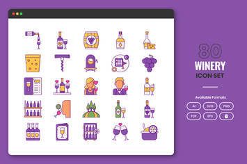 Winery Icons