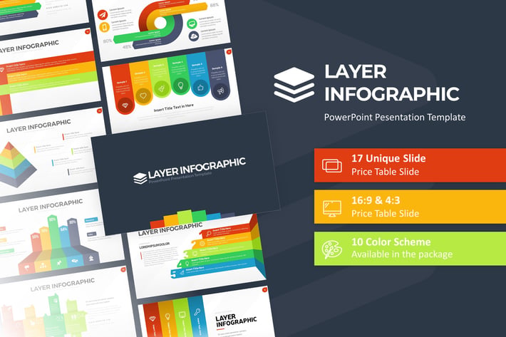 Layer Infographic PowerPoint Template
