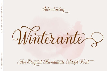 Winterante - Christmas Script Font