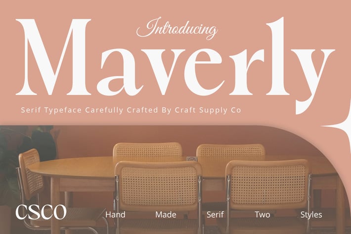 Maverly – Serif Typeface