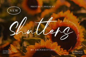 Shutters - Beauty Handwritten Font