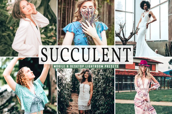 Succulent Mobile & Desktop Lightroom Presets