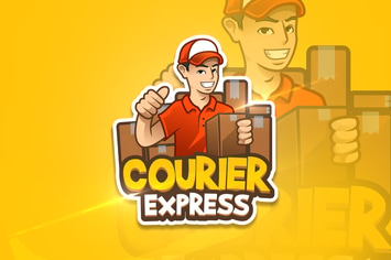 Courier Express - Mascot & Esport Logo