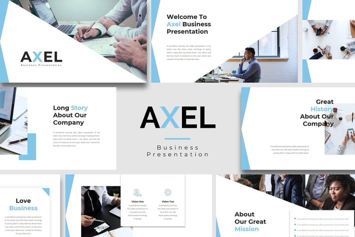 Axel – Business Keynote Template