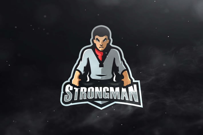 Strongman Sport and Esports Logos