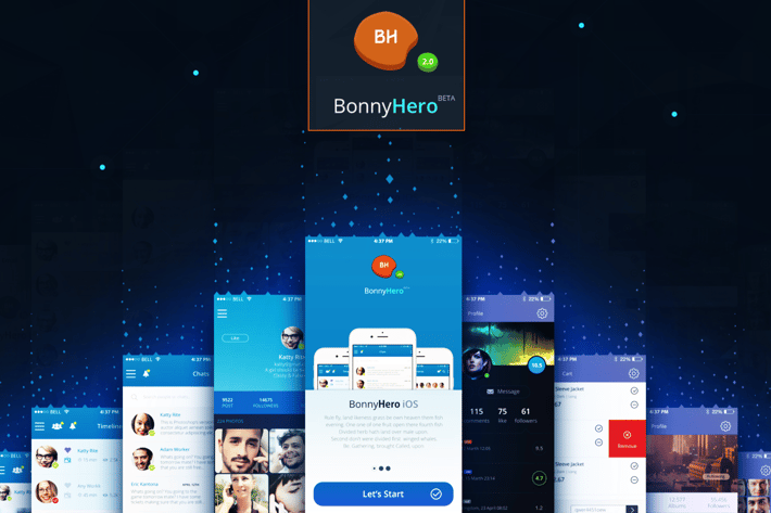 Bonny Hero Mobile UI KIT App ver. 2.0