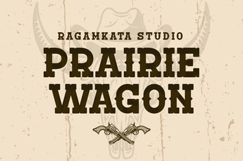 Prairie Wagon - Classic Western Font