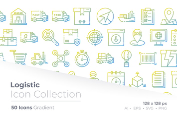 Logistic Gradient Icon