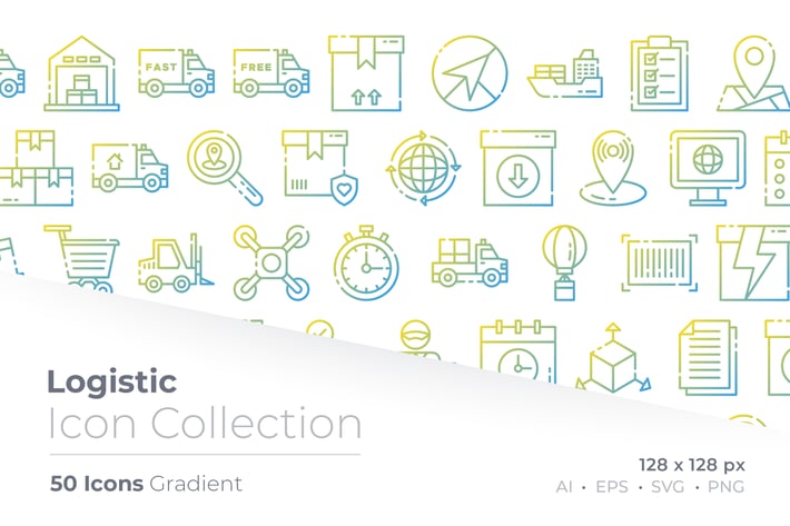 Logistic Gradient Icon
