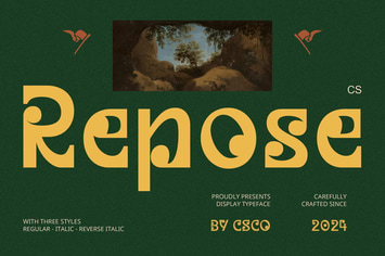 Repose – Decorative Font