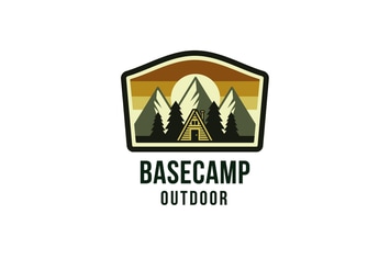 Basecamp Outdoor Logo Template