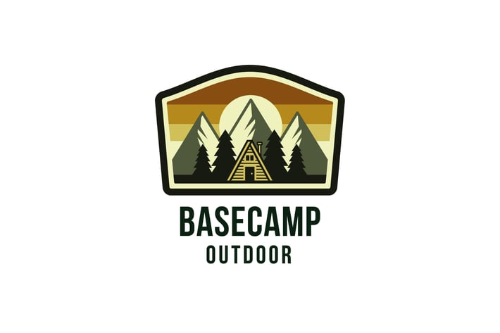 Basecamp Outdoor Logo Template