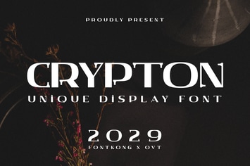Crypton - A Unique Display Font