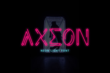 Axeon - Futuristic Line Font