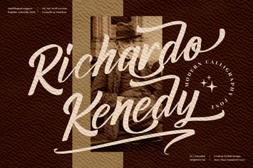 Richardo Kenedy Calligraphy Font