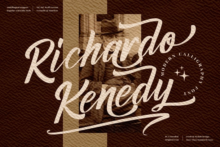 Richardo Kenedy Calligraphy Font