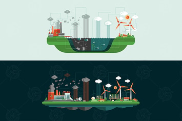 Ecology - Landscape Illustrations