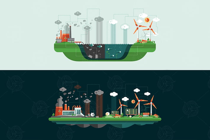Ecology - Landscape Illustrations