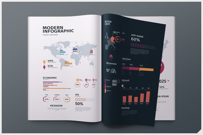 Modern Editable Infographics vol. 01
