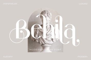 Behila Modern Display Font