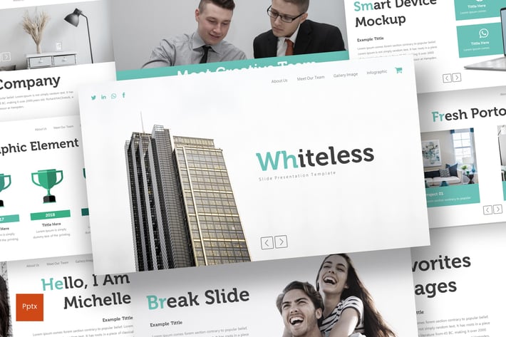 Whiteless - Powerpoint Template