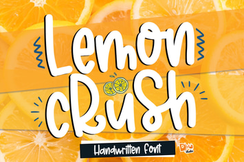 Lemon Crush - Handwritten Font
