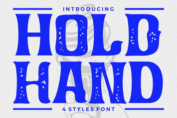 Hold Hand - Modern Display Font