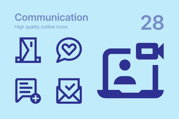Communication icons