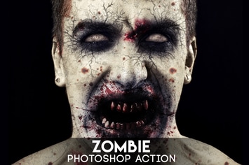 Zombie Photoshop Action 