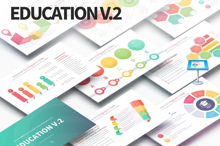 Education V.2 - Keynote Infographics Slides