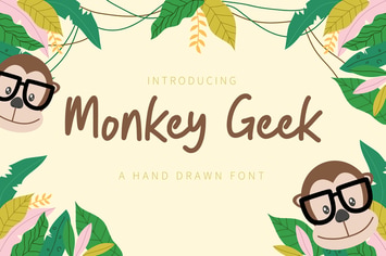 Monkey Geek – Fun Handwriting Font