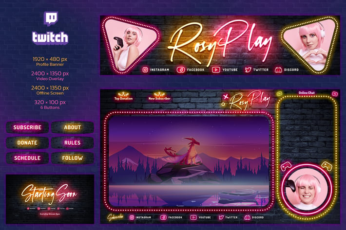 Neon Gaming Twitch