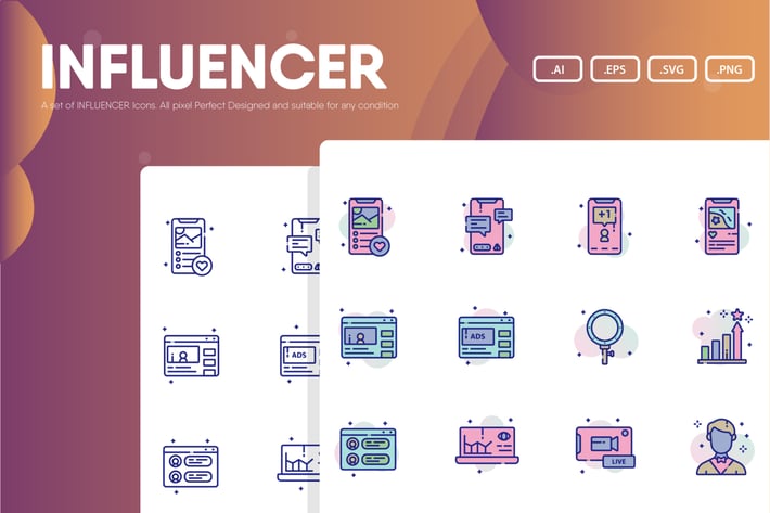 Influencer Icon Pack