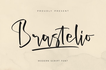 Brastelio Modern Script Font 