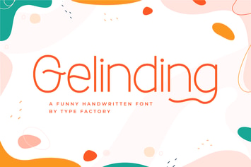 Gelinding - A Funny Handwritten Font
