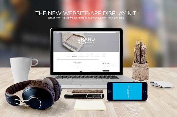 Responsive Screen Mock-Up Psd