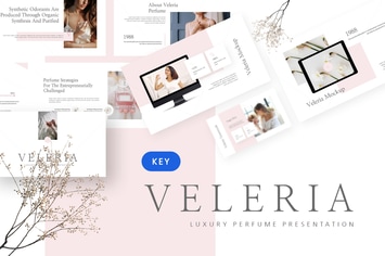 Veleria - Luxury Perfume Keynote Template