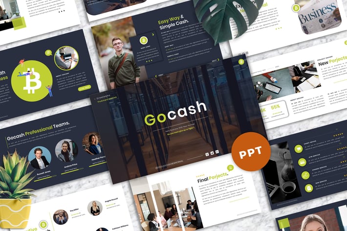 Gocash - Finance PowerPoint Template