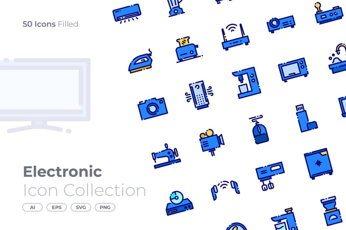 Electronic Filled Icon