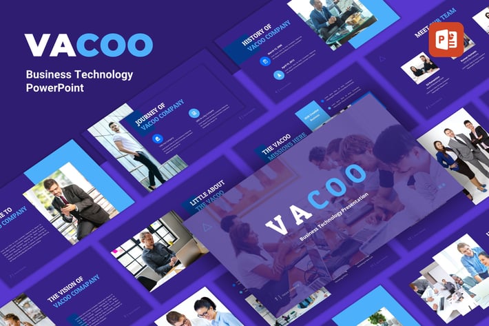 Vacoo - Business Technology PowerPoint Template