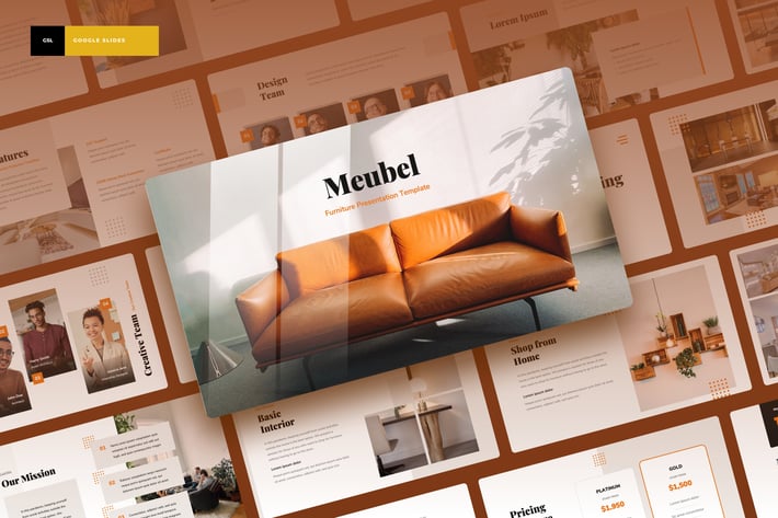 Meubel - Interior Design Google Slide Presentation