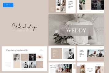 Weddy - Creative Wedding Keynote Template