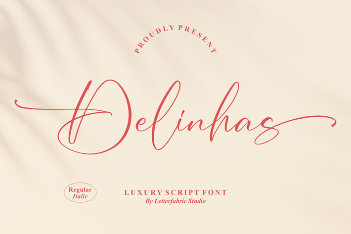 Delinhas Luxury Script Font