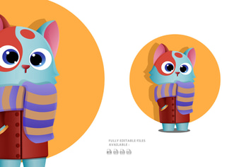 Cat Illustration 