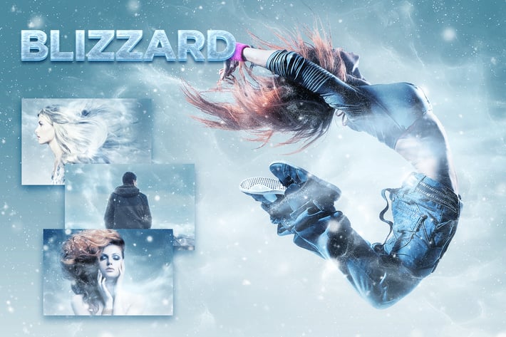 Blizzard Photoshop Action CS3+