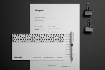 Elegant Stationery Branding Mockup