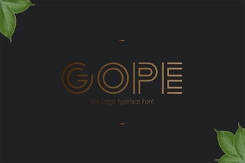 Gope Typeface