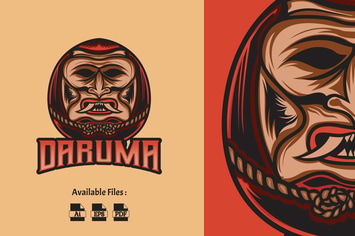 Daruma Logo Template