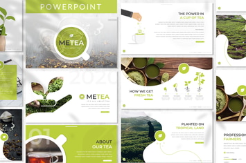 Metea - Plant Powerpoint Template