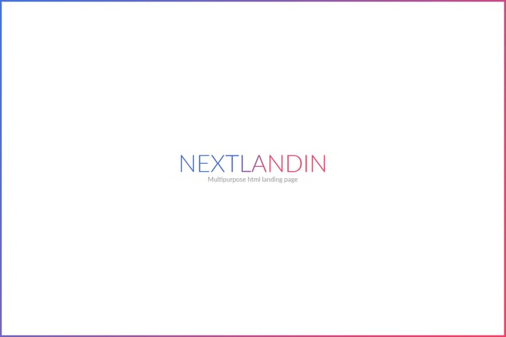  NEXTLANDIN - MULTIPURPOSE LANDING PAGE 